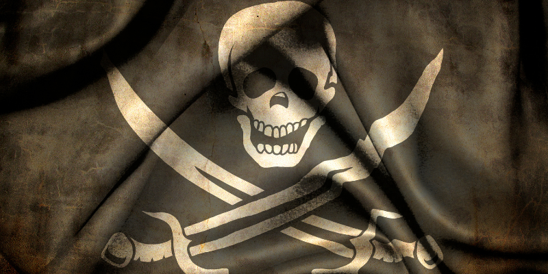 Jolly Roger Black Pirate Flag