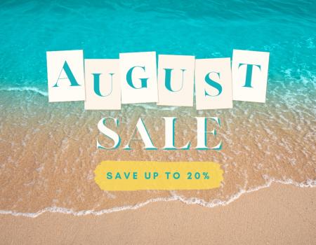 Save up to 20% off August Stays