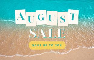 Save up to 20% off August Stays