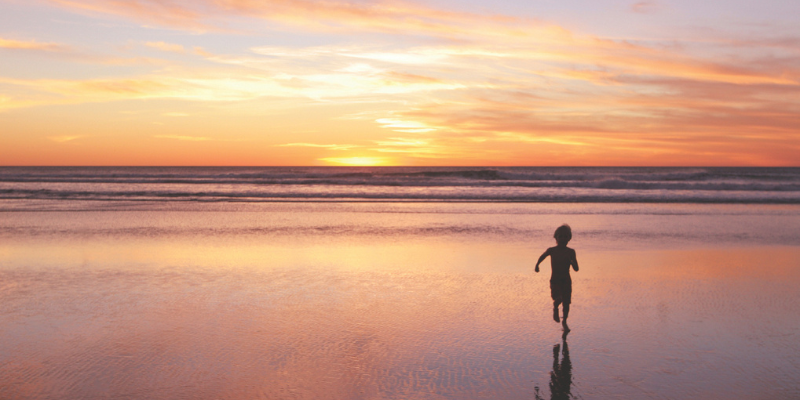 Running on the Beach