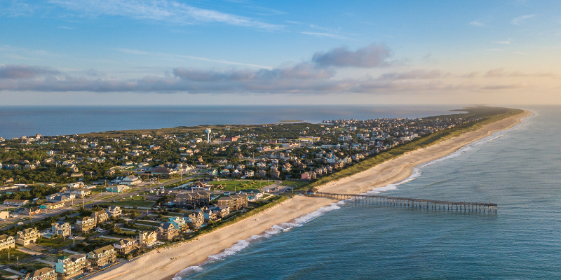 Outer Banks Drone Shot