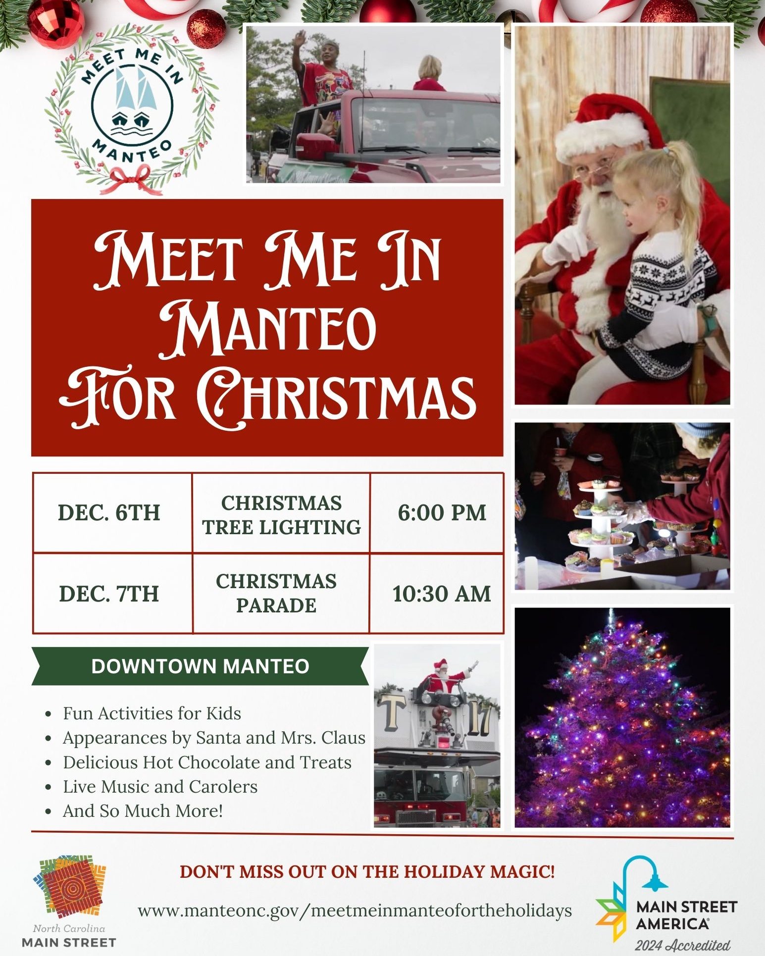 Meet Me in Manteo for Christmas